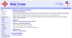Desktop Screenshot of holycrossredmond.org