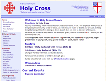 Tablet Screenshot of holycrossredmond.org
